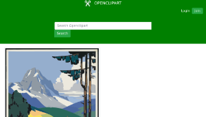 openclipart圖庫：Vintage Travel Poster Austria-資源代表圖