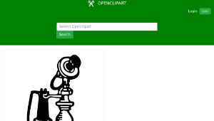 openclipart圖庫：Antique Telephone-資源代表圖