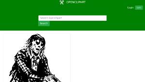 openclipart圖庫：Zombie Man-資源代表圖
