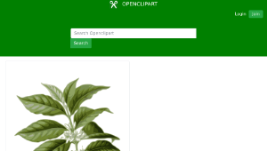 openclipart圖庫：coffee leaves