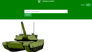 openclipart圖庫：Tank-資源代表圖