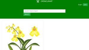 openclipart圖庫：Oncidium-資源代表圖