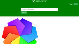 openclipart圖庫：Color Star 3