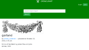 openclipart圖庫：garland