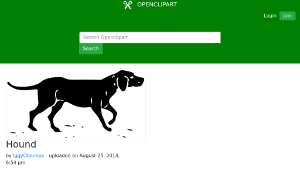 openclipart圖庫：Hound