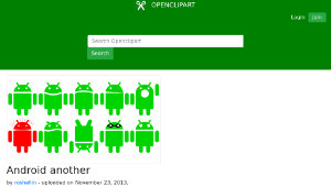 openclipart圖庫：Android another-資源代表圖