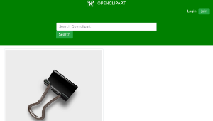 openclipart圖庫：realistic clip paper