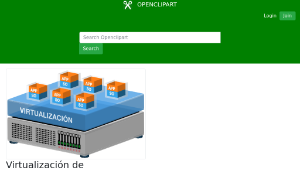 openclipart圖庫：Virtualizaci&oacute;n de Servidores