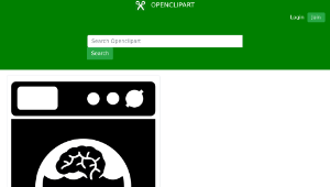 openclipart圖庫：BrainWashing Machine縮圖