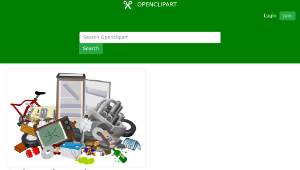 openclipart圖庫：Garbage dump site縮圖