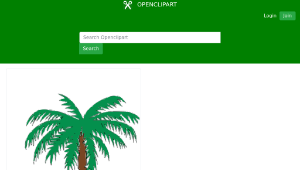 openclipart圖庫：Palm Tree