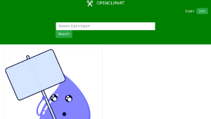 openclipart圖庫：Water Drop Placard-資源代表圖