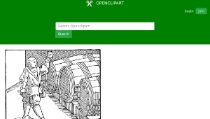 openclipart圖庫：tasting the wine縮圖