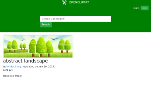 openclipart圖庫：abstract landscape縮圖