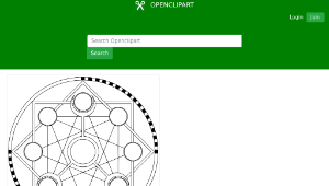 openclipart圖庫：Magic Circle 2-資源代表圖