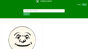 openclipart圖庫：Happy moon - please use Technaturally's version instead-資源代表圖