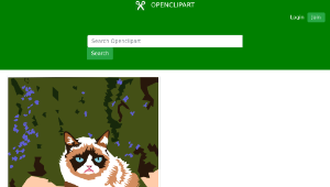 openclipart圖庫：Grumpy Cat縮圖