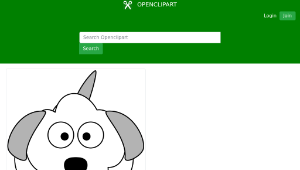openclipart圖庫：French Poodle Cartoon Dog-資源代表圖