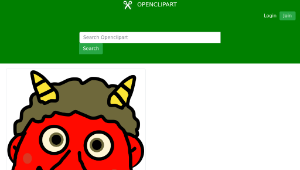 openclipart圖庫：Setsubun Oni - Bean Throwing Ceremony Demon-資源代表圖