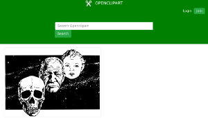 openclipart圖庫：Skull Man Baby-資源代表圖