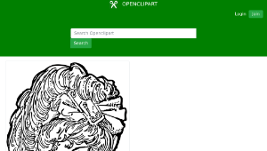 openclipart圖庫：woman with big hair-資源代表圖