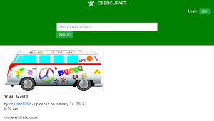 openclipart圖庫：vw van縮圖