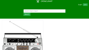 openclipart圖庫：Boombox