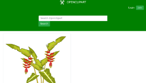 openclipart圖庫：heliconia縮圖