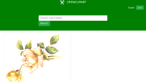 openclipart圖庫：Rose 4 (isolated)
