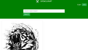 openclipart圖庫：tiger縮圖