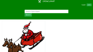 openclipart圖庫：Santa縮圖