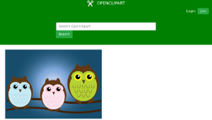 openclipart圖庫：Owl Family