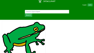 openclipart圖庫：Frog-資源代表圖