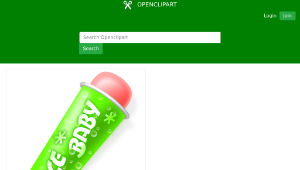 openclipart圖庫：Popsicle