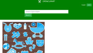 openclipart圖庫：Baby boy accessories-資源代表圖
