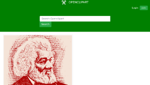 openclipart圖庫：Frederick Douglass