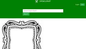 openclipart圖庫：Vintage Style Frame 2-資源代表圖