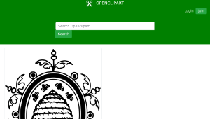 openclipart圖庫：Beehive design