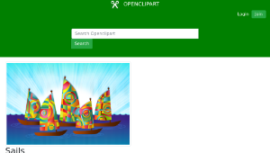 openclipart圖庫：Sails