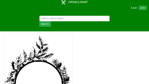 openclipart圖庫：Christmas frame