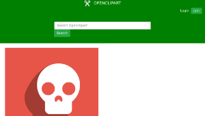 openclipart圖庫：skull