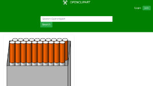openclipart圖庫：Box of 20 cigarettes縮圖