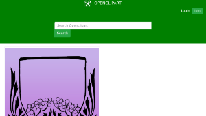 openclipart圖庫：Six Flower Frame-資源代表圖