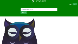 openclipart圖庫：Ilmenskie Owl 1縮圖