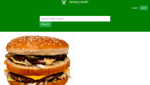 openclipart圖庫：Big Mac (detailed)-資源代表圖