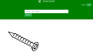 openclipart圖庫：Extendible screw-資源代表圖