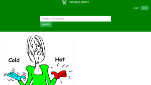 openclipart圖庫：Hot Vs. Cold縮圖