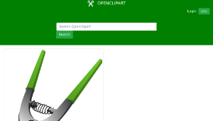 openclipart圖庫：Cutting Pliers縮圖