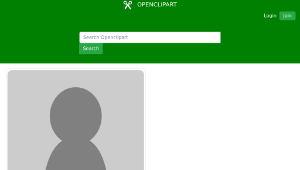 openclipart圖庫：User silhouette縮圖
