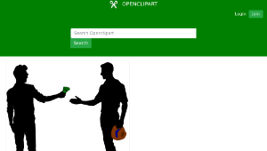 openclipart圖庫：Lending Money縮圖